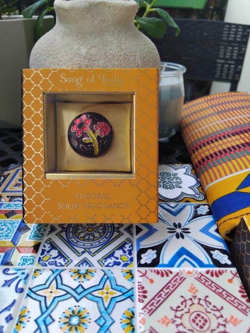Santal/vetiver: Parfum solide dans un pot en laiton - Copie