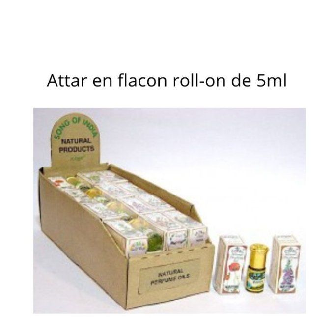 Attar, huile de parfum en flacon de 5ml