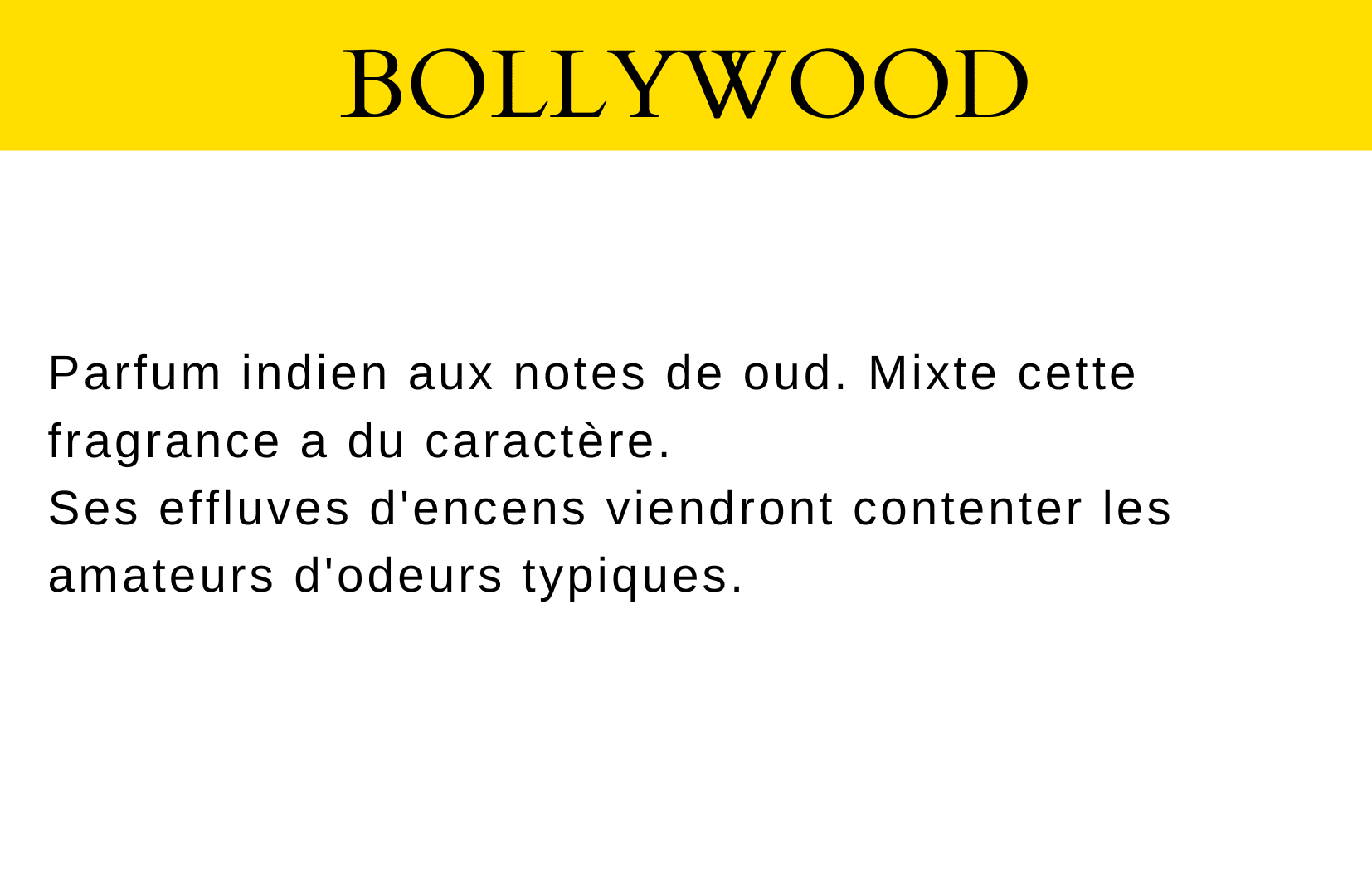Bollywood parfum ittar 