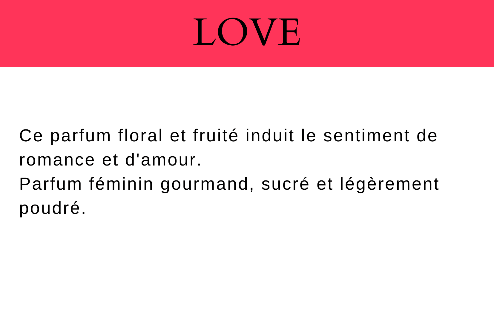 love fragrance