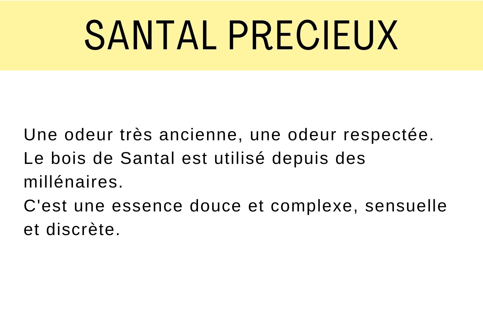 Santal description parfum